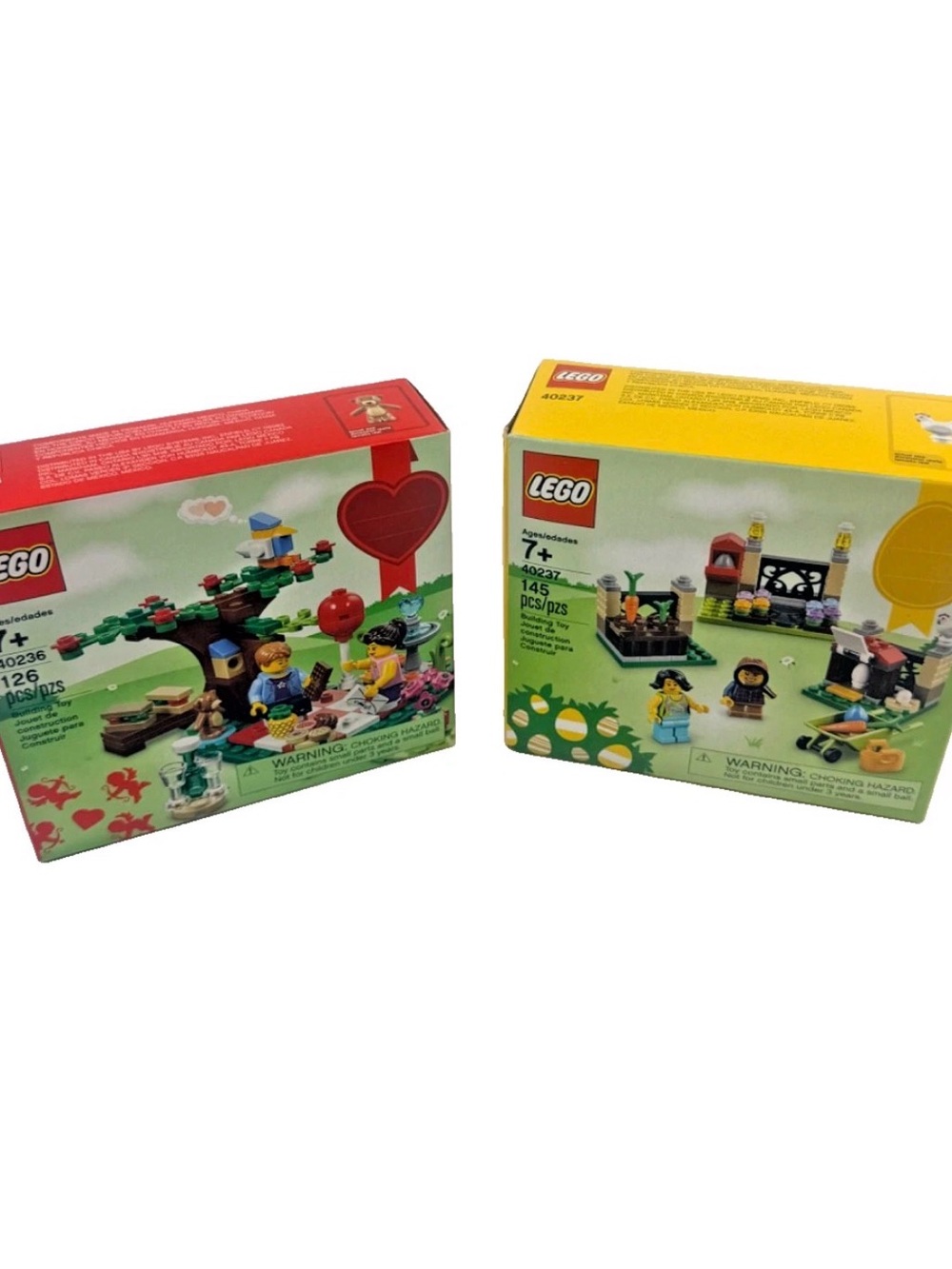 NEW LEGO Seasonal: Romantic Valentine Picnic 40236 and Easter Egg Hunt 40237